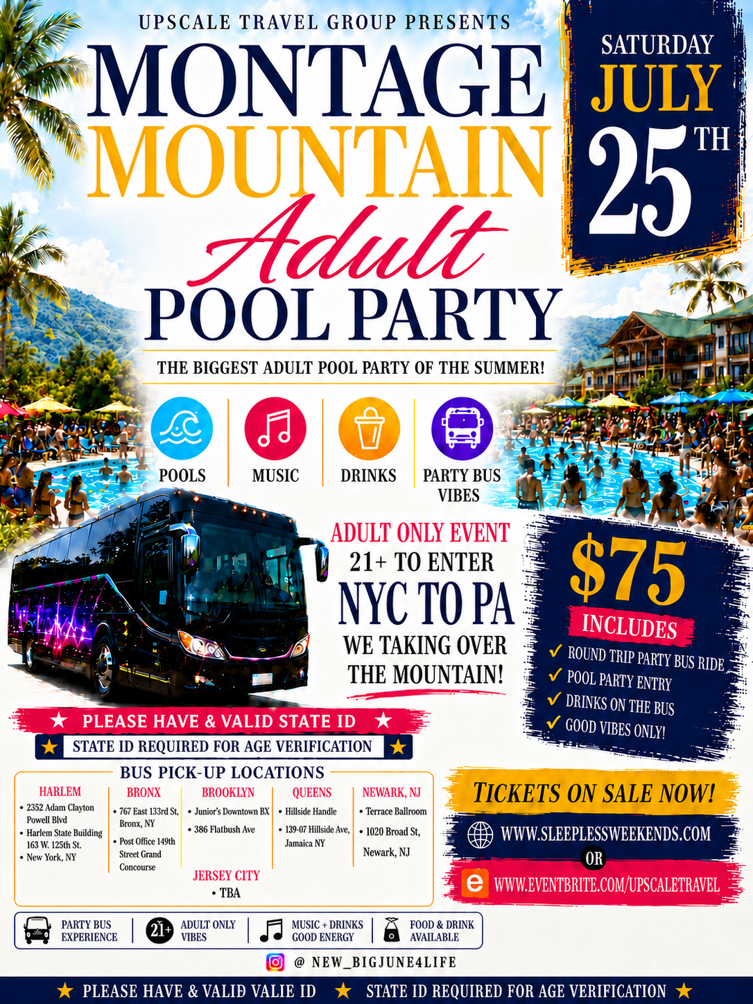 Adult night at montage mountain Saturday July 25th