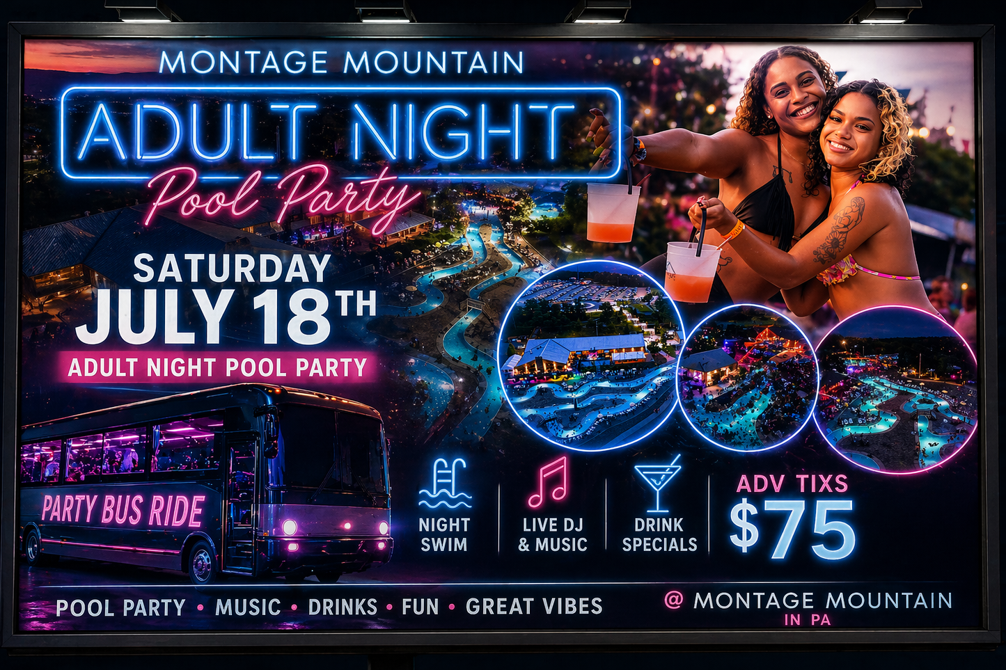 ADULT NIGHT POOL PARTY BUSRIDE SAT JULY 18TH (Copy)