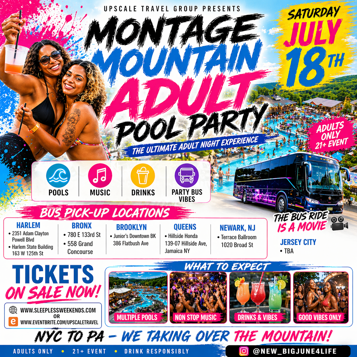 ADULT NIGHT POOL PARTY BUSRIDE SAT JULY 18TH (Copy)