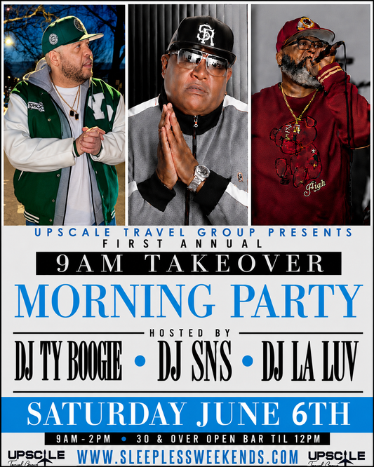 9am takeover Saturday June 6th