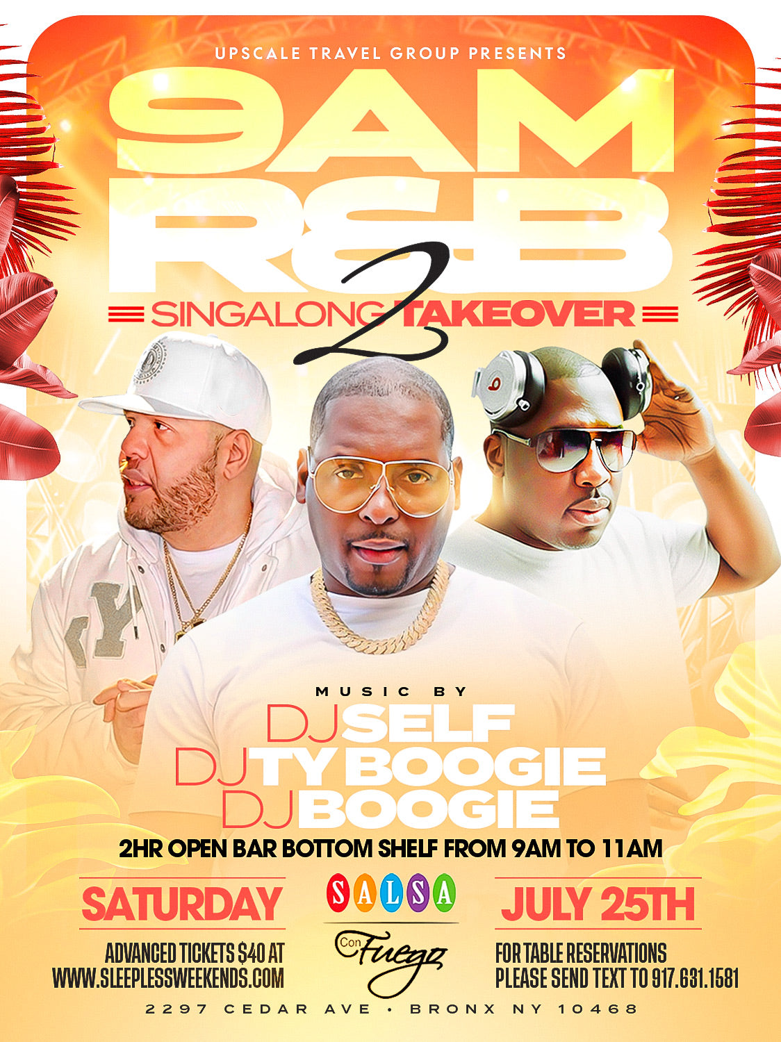 9AM BANGER SATURDAY JULY 25TH
