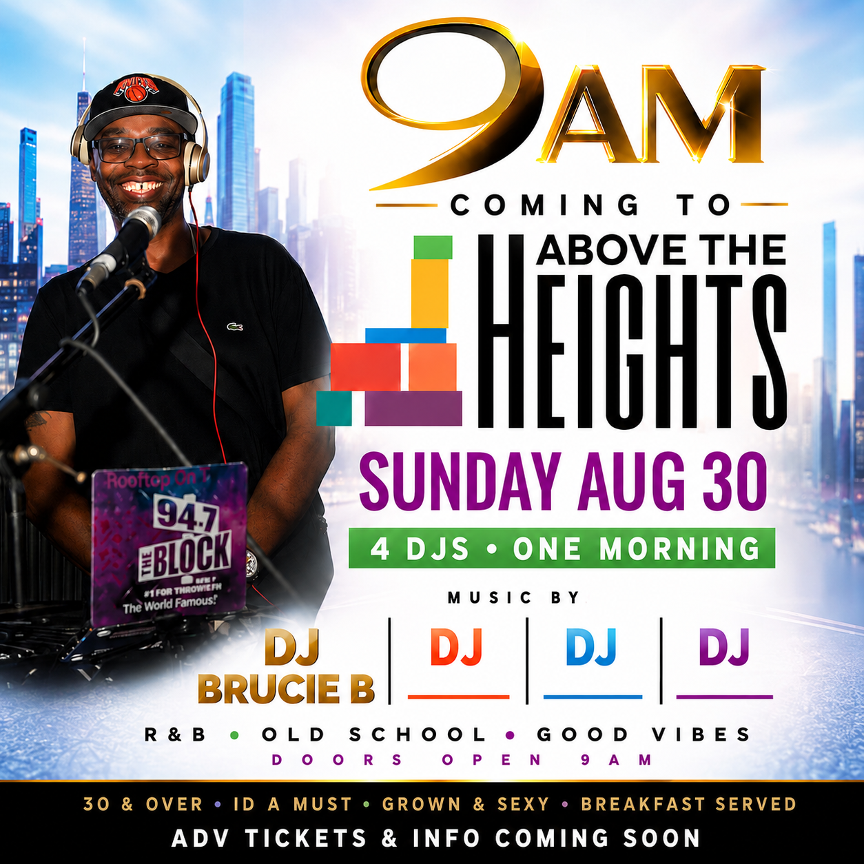 SUNDAY AUG 30th NEW JACK SWING R&B 9AM TAKEOVER