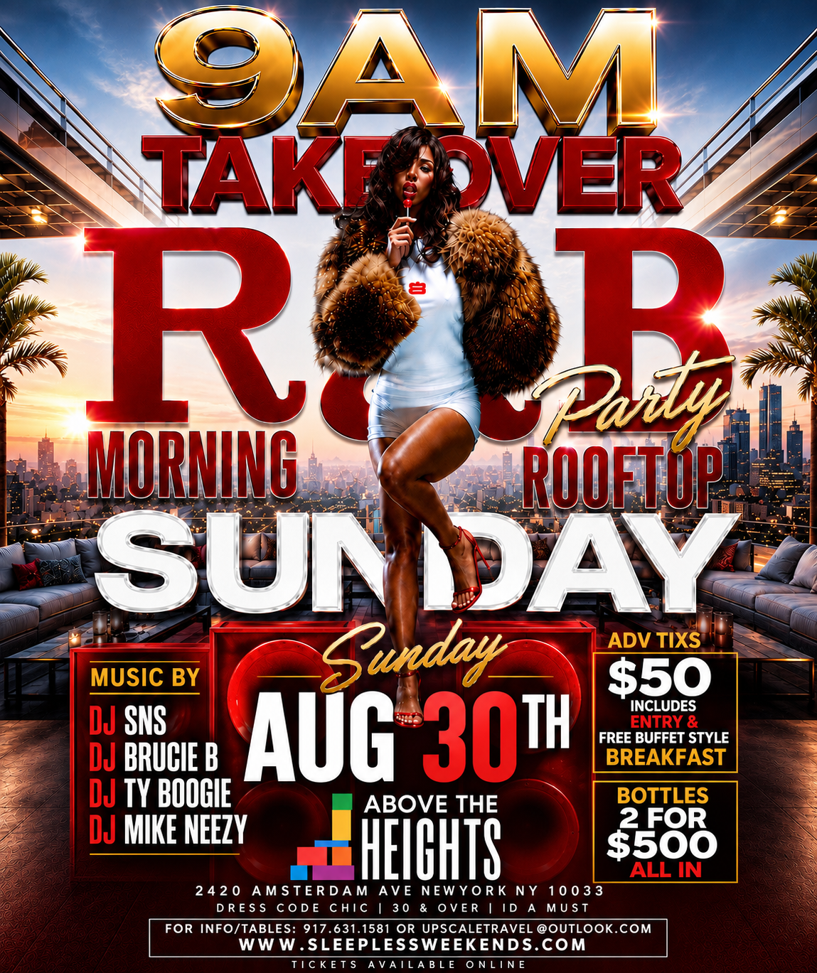 SUNDAY AUG 30th NEW JACK SWING R&B 9AM TAKEOVER