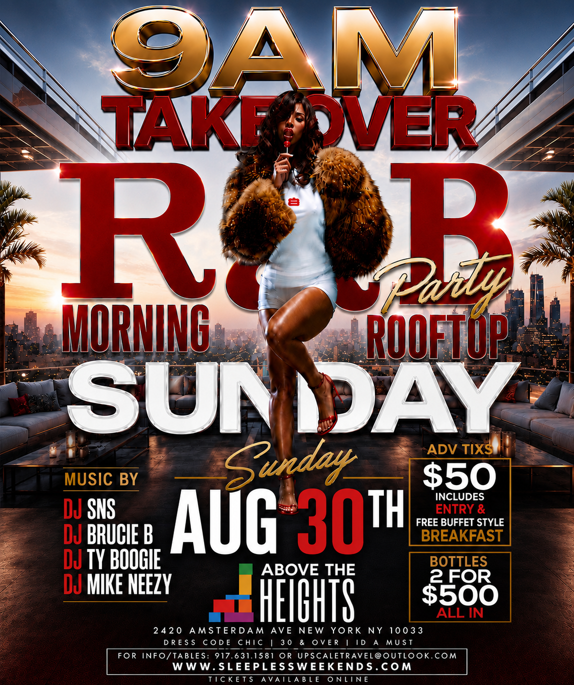 SUNDAY AUG 30th NEW JACK SWING R&B 9AM TAKEOVER