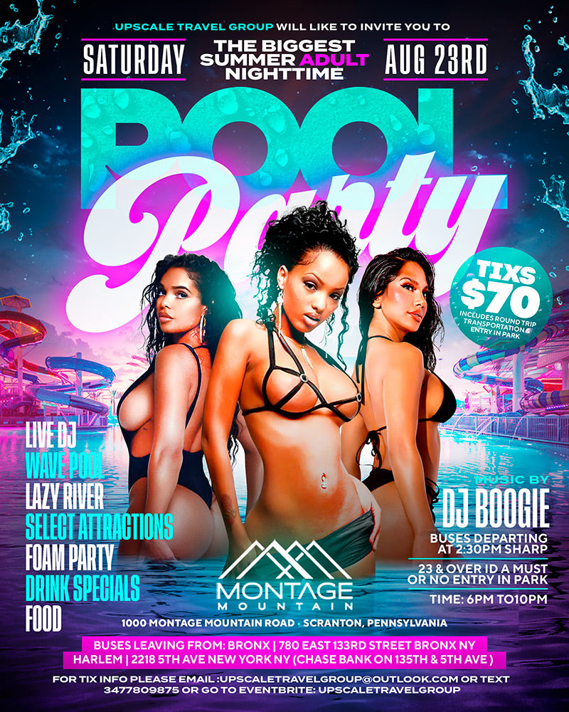 ADULT NIGHT POOL PARTY SATURDAY AUG 23RD